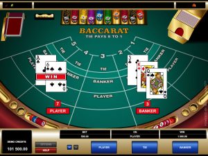 Quy tắc chơi baccarat trực tuyến