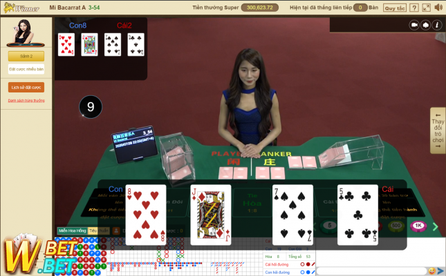 Baccarat online winbet