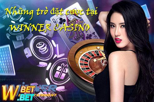 các trò chơi cá cược tại winbet cần biết