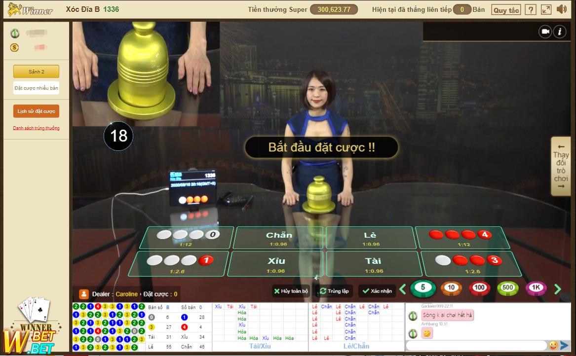 xóc đĩa casino winbet
