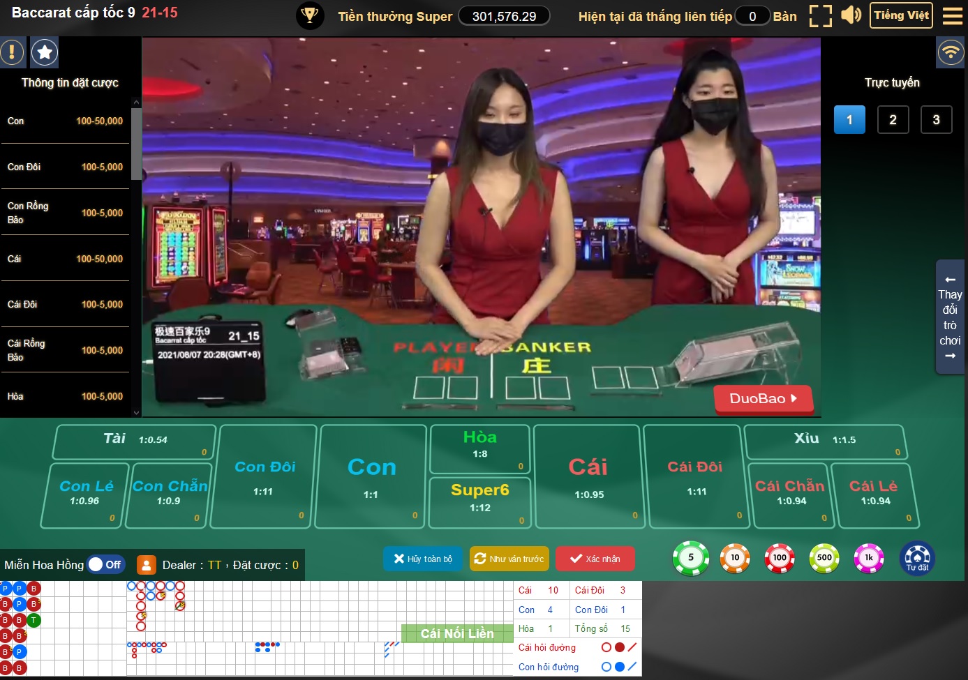 baccarat bài cào của Việt Nam
