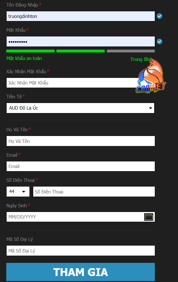 Đăng ký W88