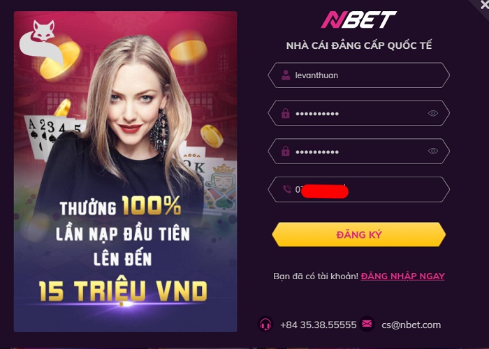 đăng ký NBet
