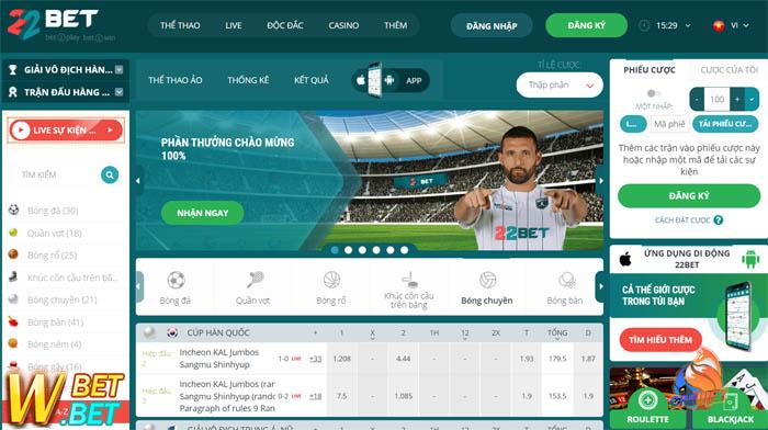 Link vào 22Bet