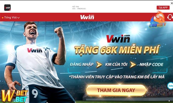 Link vào nhà cái Vwin