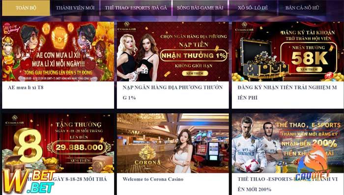 link MBET mới nhất