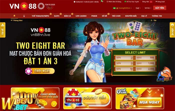 Link vào nhà cái VN88