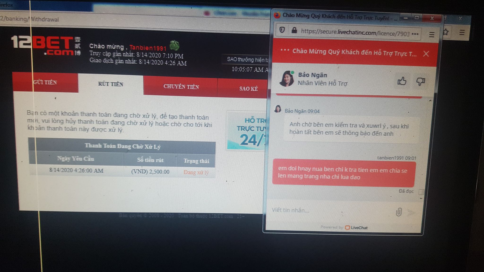 Kẻ lừa đảo 12BET? Đúng hay Sai 42