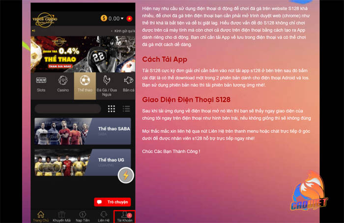 trang web cá cược s128