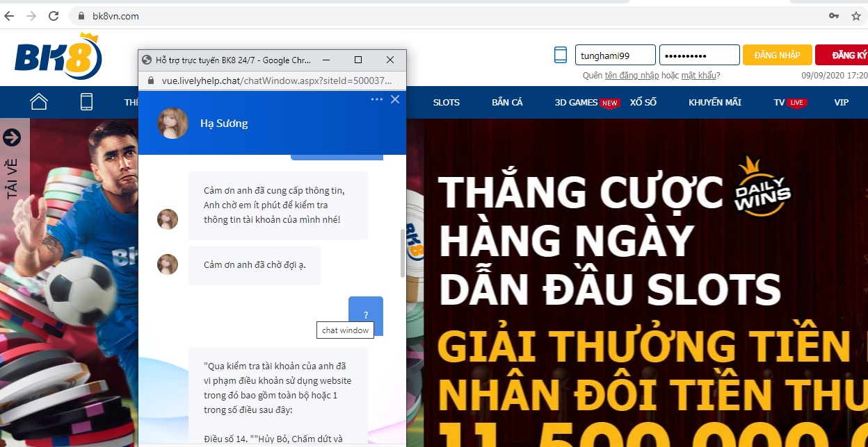 Phốt BK8 lừa đảo tiền hoàn trả người chơi? Sự thật là gì? mười một