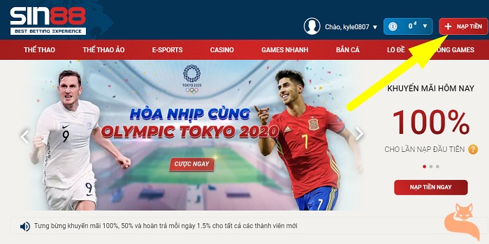 đăng nhập sin88