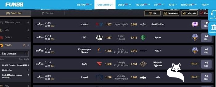 cách đặt cược csgo