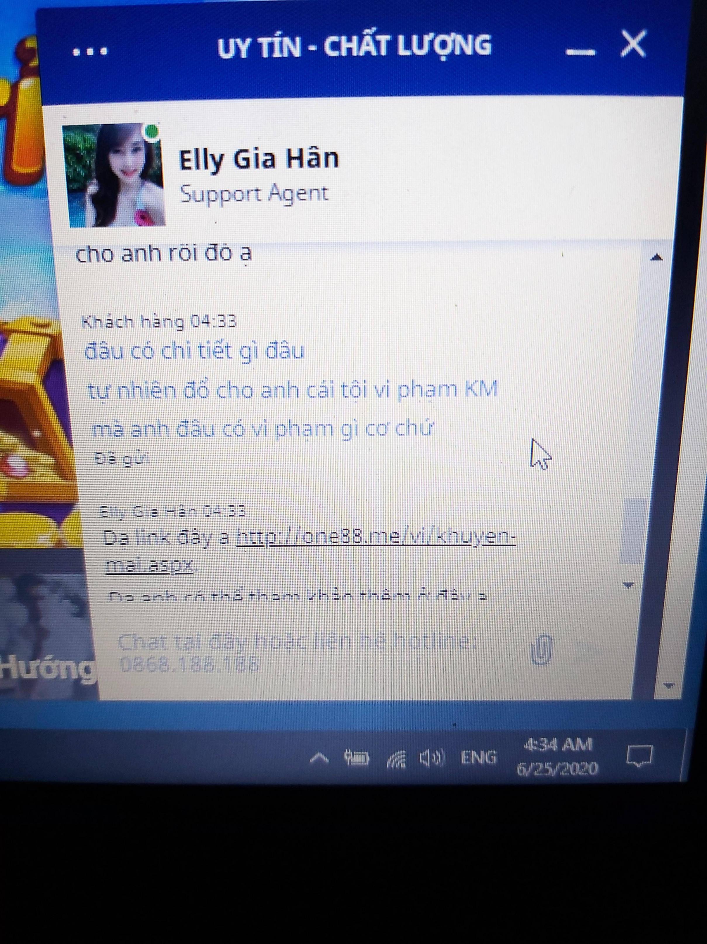 Trò chuyện với nhân viên ONE88 để làm sai lệch 3 bức ảnh
