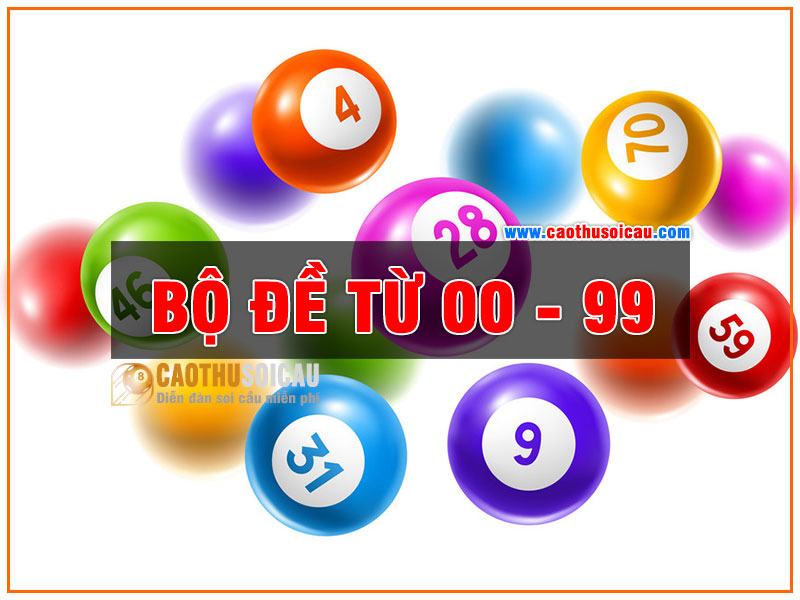 Dàn đề từ 00 đến 99 chi tiết bộ số trong Lô Tô - Soi Cầu Cao Thủ ...