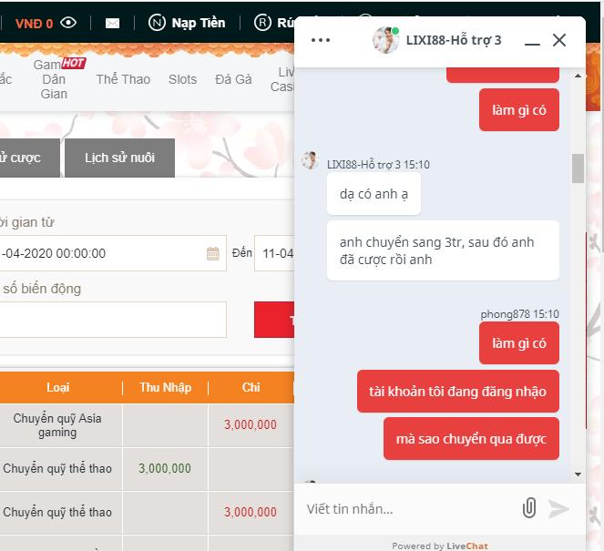 [Mới nhất] Cập nhật con dấu Lixi88 để lừa đảo người chơi58