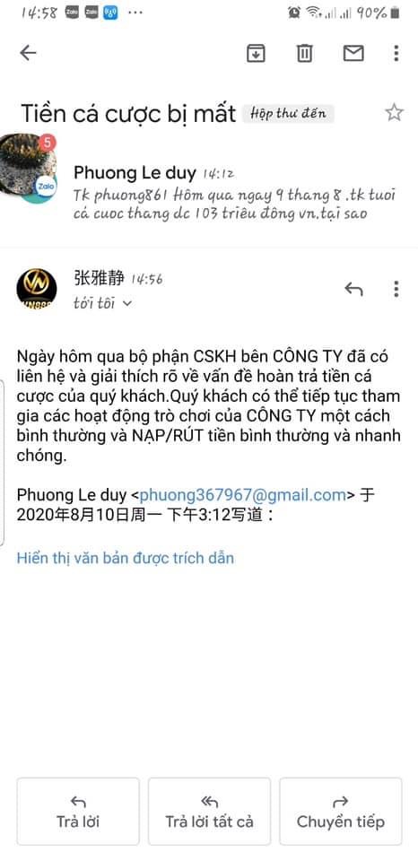 VN88 lừa đảo trắng trợn khóa tài khoản khách hàng65