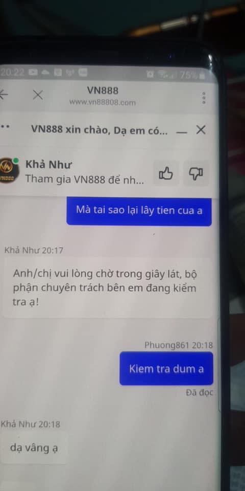 VN88 lừa đảo trắng trợn khóa tài khoản khách hàng57