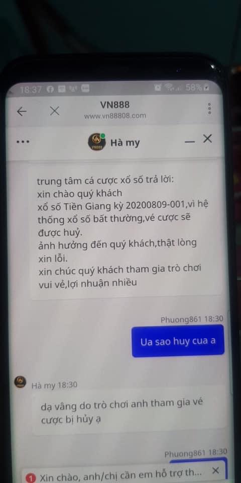 VN88 lừa đảo trắng trợn khóa tài khoản khách hàng49