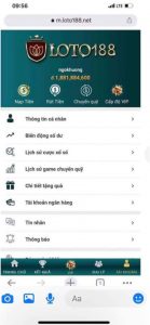 Loto188 lừa đảo, khó rút về 46