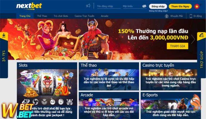 link vào nhà Nextbet