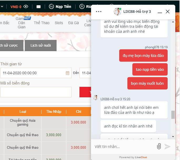 [Mới nhất] Cập nhật người chơi ăn gian con dấu Lixi88 44