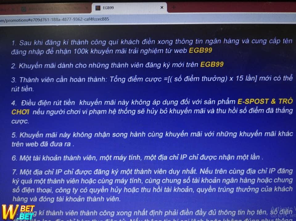 Phốt Egb99 Lừa đảo