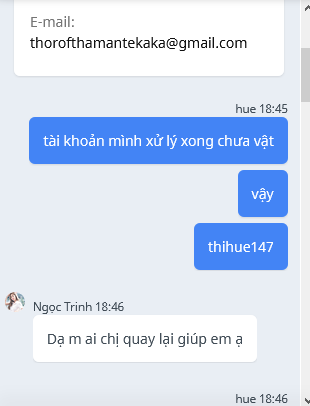 Chat với nhà cái Scr99vn.com lừa đảo hỗ trợ