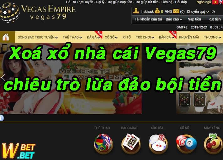 phốt Vegas79 Lừa đảo