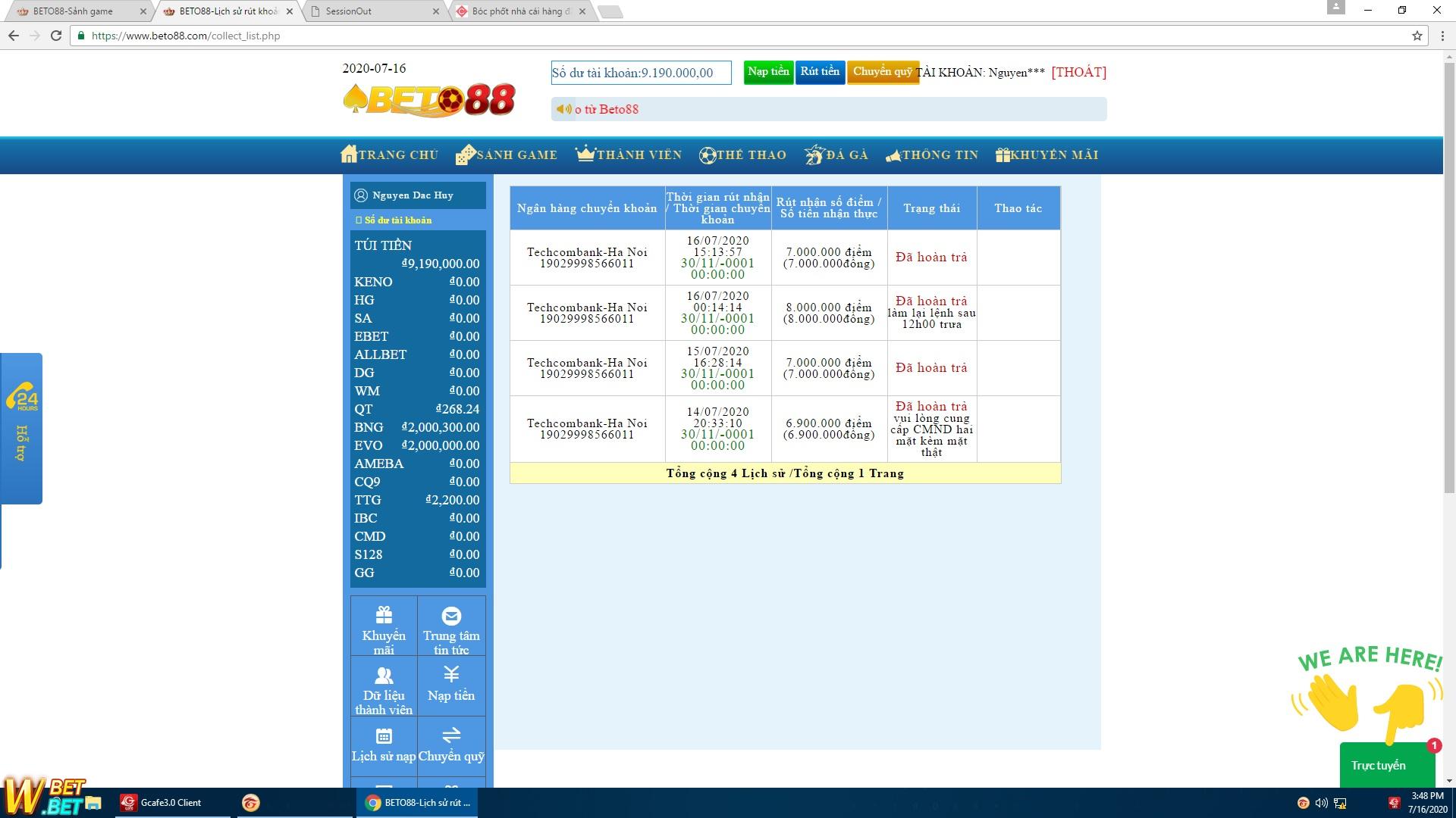 Trang Beto88 lừa đảo người chơi một cách trắng trợn42 Địa chỉ nhà cái Beto88 lừa đảo nhé các bạn