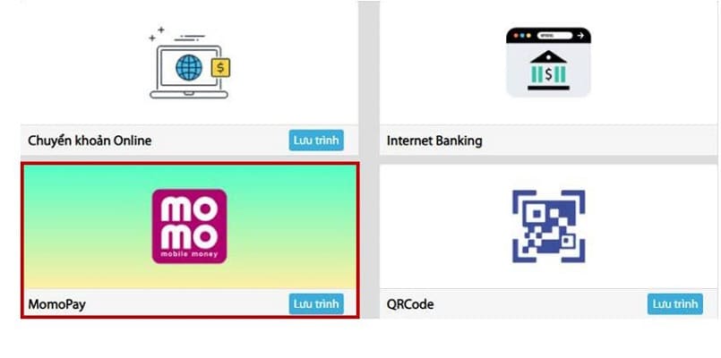 Chọn MoMo Pay