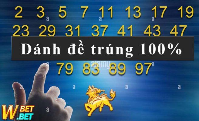 đánh đề trúng 100%