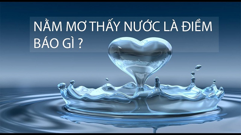 Tại sao lại mơ thấy nước?