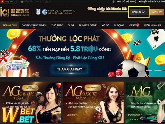 cách chơi K8 baccarat