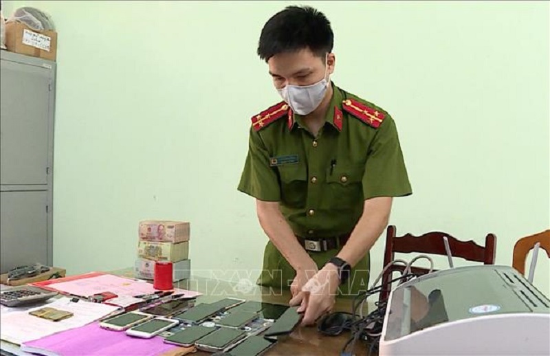 vật chứng bị thu hồi