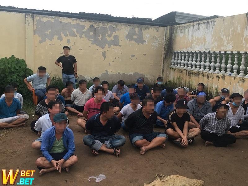Tụ tập đá gà ăn tiền