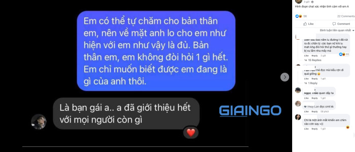 chỉ tự hỏi người này là ai