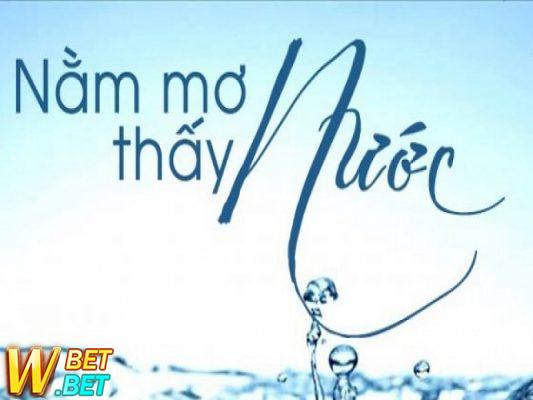 Giải mộng thấy nước