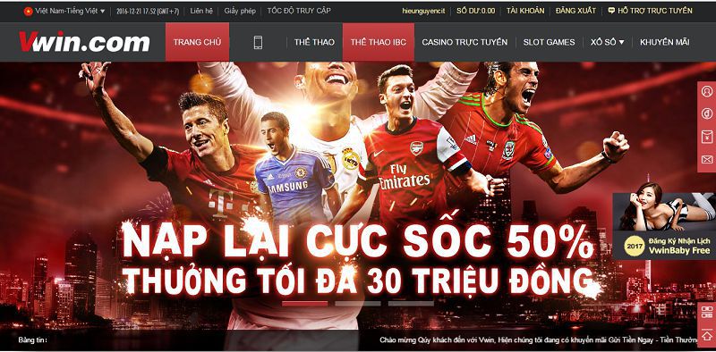Khuyến mãi trên Vvin