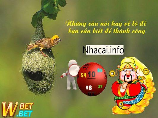 câu nói hay về xổ số