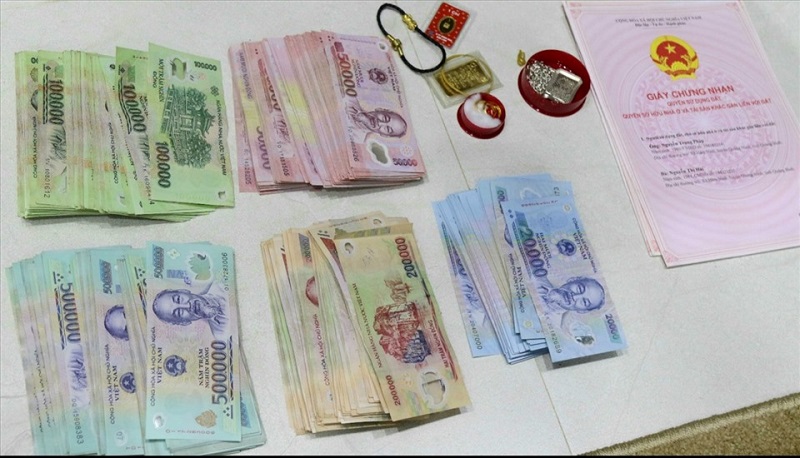 vật trưng bày đã nhận