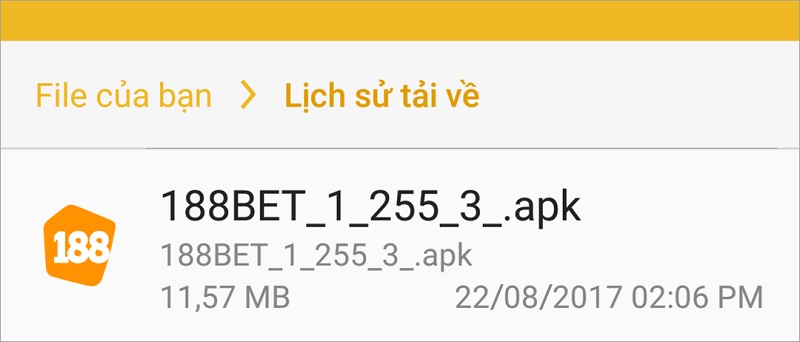Ứng dụng di động 188Bet.