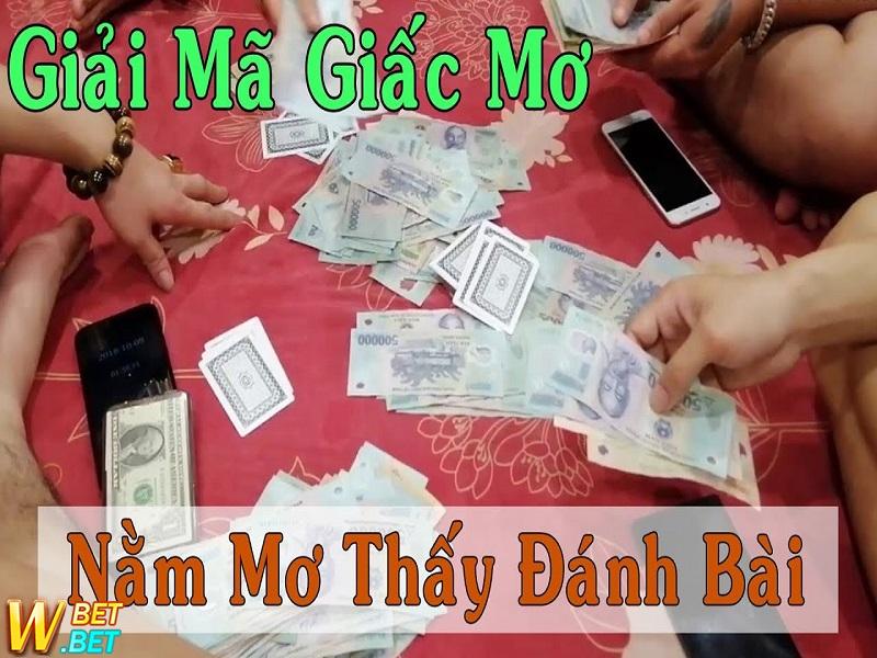 giấc mơ thấy đánh bài