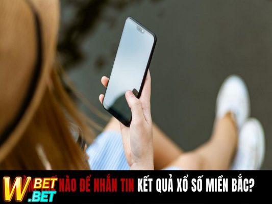 tin nhắn về kết quả xổ số
