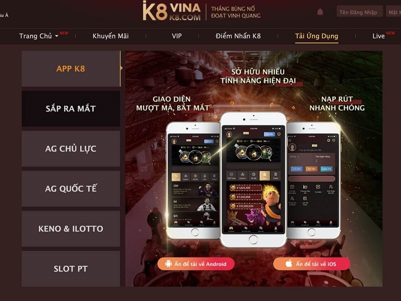 K8 có thực sự uy tín 