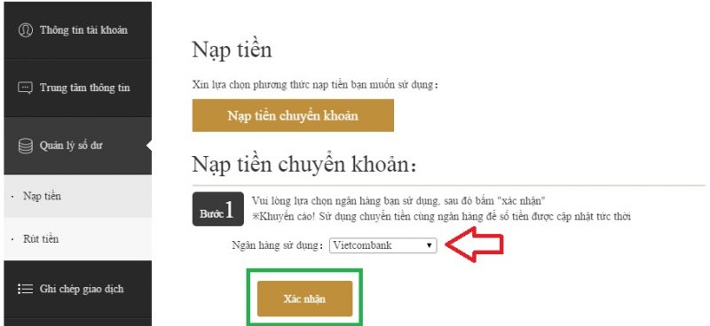 hướng dẫn gửi tiền vào sòng bạc dubai cho người mới bắt đầu