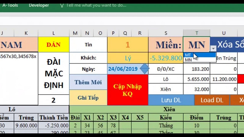 Phần mềm tính lô trong Excel: Dễ dàng và chính xác