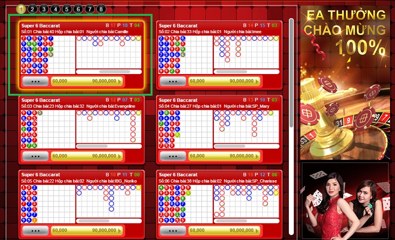Cách chơi baccarat tại 138bet