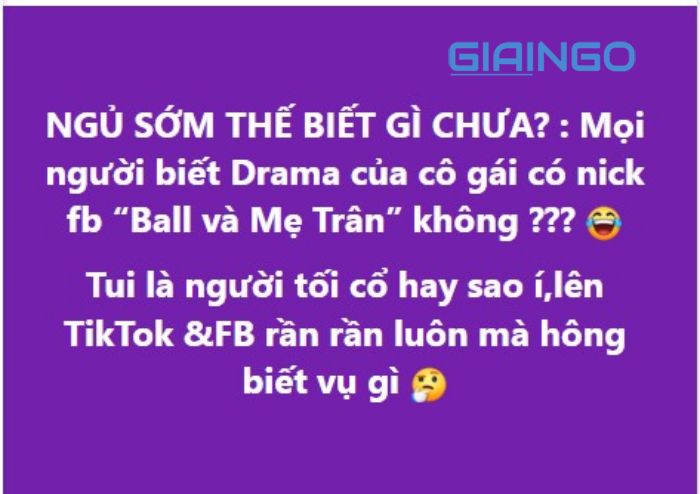 Hot TikToker Ball bị mẹ Trân tố cướp chồng người khác