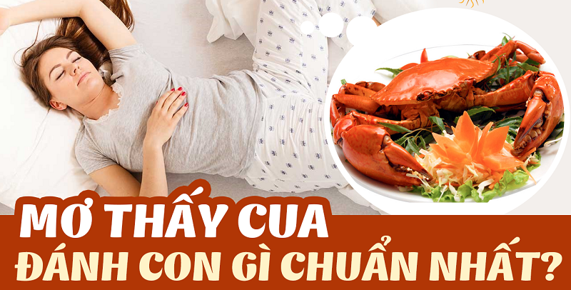 Nằm mơ thấy cua đánh con gì?