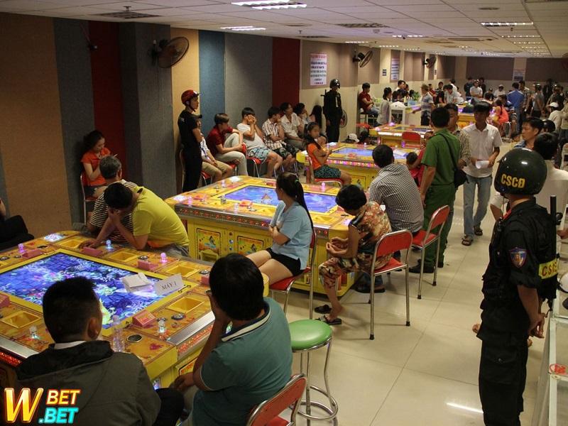 Phá sới bạc trong tiệm game bắn cá